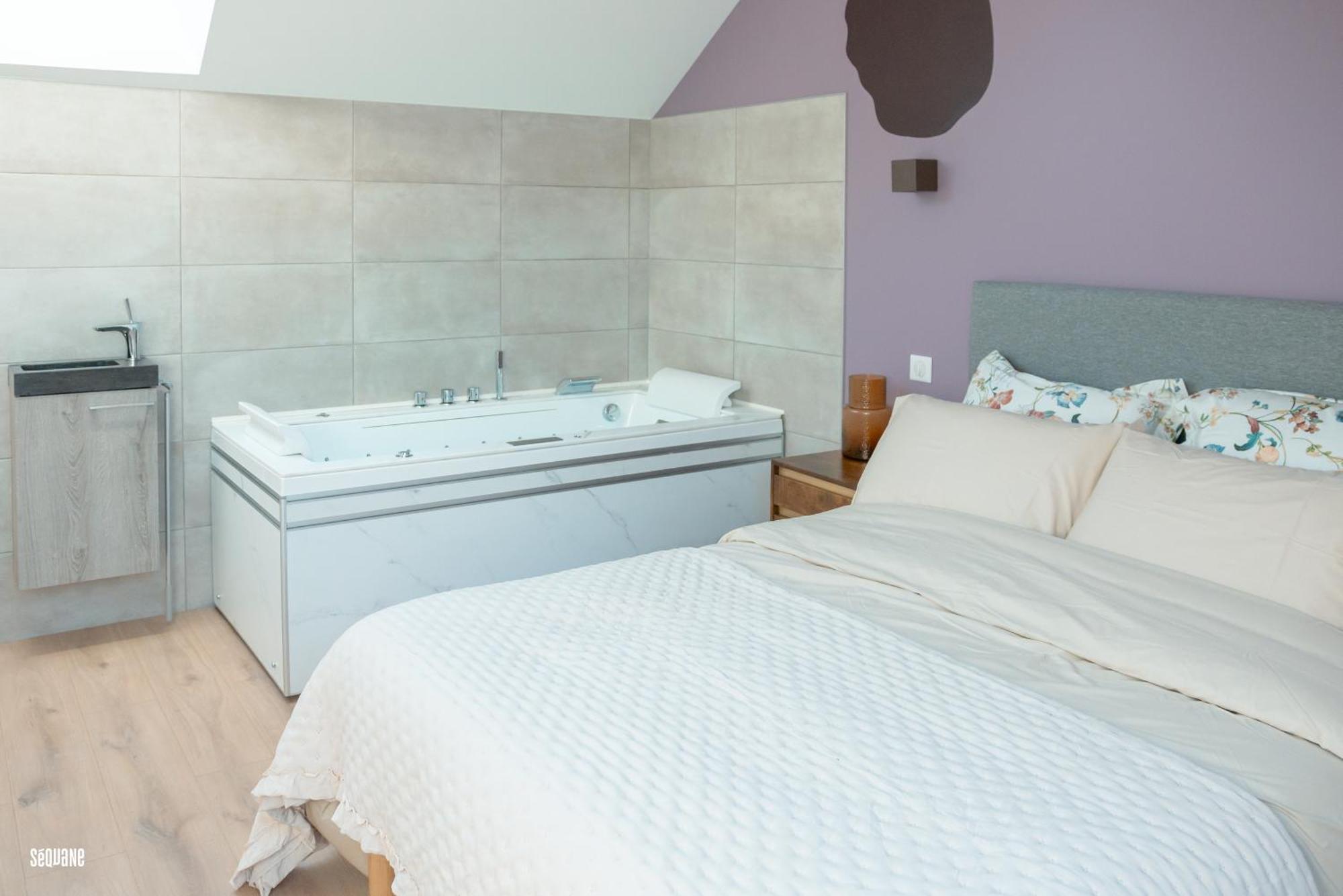 Baignoire Balneo Romantic Experience - L'Epoque Pontarlier Zewnętrze zdjęcie
